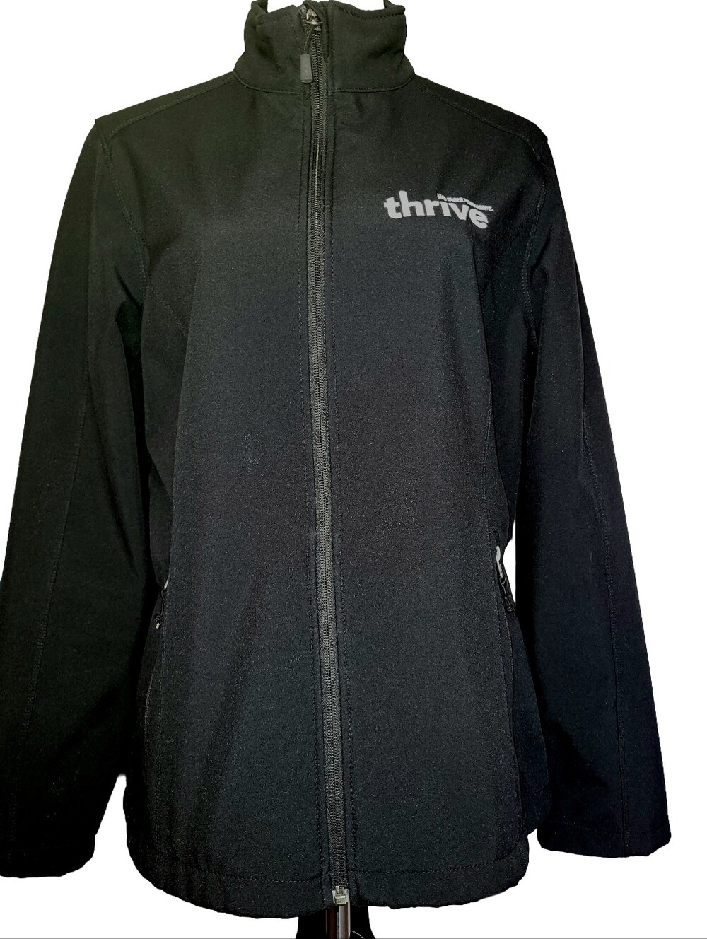 Port Authority Kaiser Permanente Soft Shell Ladies Thrive Jacket Black White